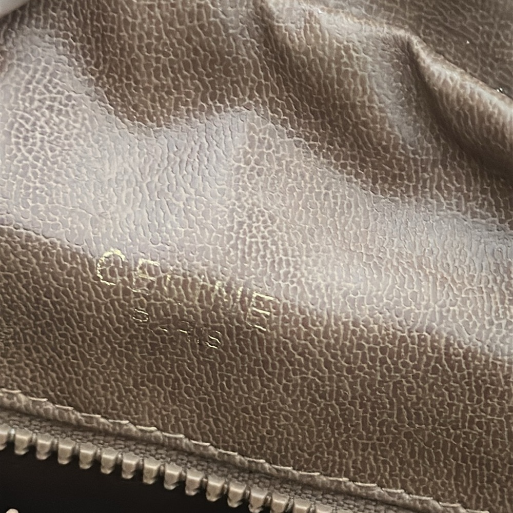 Celine coated canvas vintage tan and brown crossbody damaged strap - Picture 11 of 13